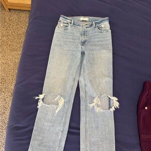 Abercrombie & Fitch 90’s straight ultra high rise